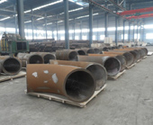 Stainless steel 316l buttweld 90° short radius elbow manufacturing at our mumbai stockyard